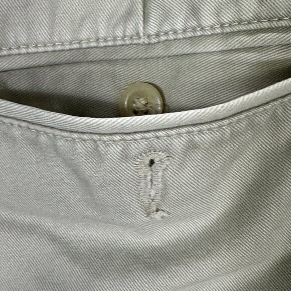 Polo Ralph Lauren Pants Mens 38 Preston Chino Beige Cotton Straight Leg Pockets - Picture 8 of 11